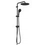 Zestaw prysznicowy ścienny z deszczownicą czarny 266802431 Grohe Vitalio Start System zdj.1
