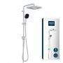Zestaw prysznicowy ścienny z deszczownicą starlight chrome 26698001 Grohe Vitalio Comfort zdj.8