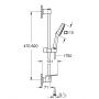 Zestaw prysznicowy ścienny chrom 26929001 Grohe Vitalio Comfort zdj.2