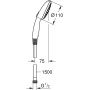 Zestaw prysznicowy ścienny chrom 2696010E Grohe Vitalio Start zdj.2