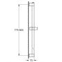 Drążek prysznicowy 90 cm 26961001 Grohe Vitalio Universal zdj.2