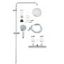 Zestaw prysznicowy ścienny termostatyczny z deszczownicą starlight chrome 27296001 Grohe Euphoria zdj.3