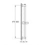 Drążek prysznicowy 60 cm 27724001 Grohe Vitalio Universal zdj.2