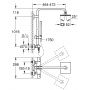 Zestaw prysznicowy ścienny termostatyczny z deszczownicą starlight chrome 27932000 Grohe Euphoria zdj.2