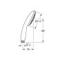 Słuchawka prysznicowa starlight chrome 27940001 Grohe Vitalio Start zdj.2
