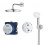 Zestaw prysznicowy podtynkowy termostatyczny starlight chrome 34727000 Grohe Grohtherm zdj.3