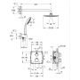 Zestaw prysznicowy podtynkowy termostatyczny z deszczownicą starlight chrome 34734000 Grohe Grohtherm zdj.2