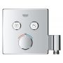 Zestaw prysznicowy podtynkowy termostatyczny z deszczownicą chrom 34876000 Grohe Precision Smartcontrol zdj.3