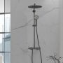 Zestaw prysznicowy ścienny termostatyczny z deszczownicą brushed hard graphite 26075AL0 Grohe Euphoria zdj.4