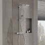 Zestaw prysznicowy ścienny termostatyczny z deszczownicą starlight chrome 26400001 Grohe Vitalio Joy zdj.7