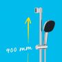 Zestaw prysznicowy ścienny chrom 26954001 Grohe Vitalio Start zdj.9