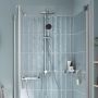 Zestaw prysznicowy ścienny z deszczownicą starlight chrome 26989001 Grohe Vitalio Start System zdj.9