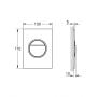 Przycisk spłukujący do wc czarny 37601A00 Grohe Cosmopolitan zdj.2