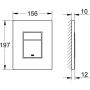 Przycisk spłukujący do wc czarny 38966KV0 Grohe Even zdj.2