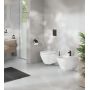 Miska WC wisząca bez kołnierza ze spłukiwaniem wirowym biały połysk 102485SH00 Grohe Euro Ceramic zdj.8
