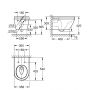 Miska WC wisząca bez kołnierza ze spłukiwaniem wirowym biały połysk 102485SH00 Grohe Euro Ceramic zdj.2