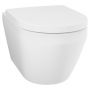 Miska WC z deską wolnoopadającą wisząca bez kołnierza ze spłukiwaniem wirowym biały połysk 102510SH00 Grohe Euro Ceramic zdj.1