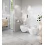 Miska WC z deską wolnoopadającą wisząca bez kołnierza ze spłukiwaniem wirowym biały połysk 102510SH00 Grohe Euro Ceramic zdj.8