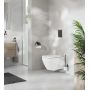 Miska WC z deską wolnoopadającą wisząca bez kołnierza ze spłukiwaniem wirowym biały połysk 102510SH00 Grohe Euro Ceramic zdj.9