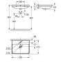 Umywalka 60x47 cm prostokątna ścienna biała 102415SH00 Grohe Euro Ceramic zdj.2