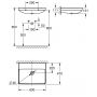 Umywalka 60x47 cm prostokątna ścienna biała 102416SH00 Grohe Euro Ceramic zdj.2