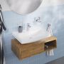 Umywalka 60x47 cm prostokątna ścienna biała 102418SH00 Grohe Euro Ceramic zdj.7