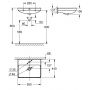 Umywalka 55x44 cm prostokątna ścienna biała 102430SH00 Grohe Euro Ceramic zdj.2