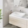 Umywalka 60x40 cm prostokątna nablatowa biała 102434SH00 Grohe Euro Ceramic zdj.8