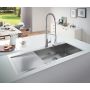 Zlewozmywak stalowy 116x52 cm 31582SD1 Grohe K1000 zdj.6