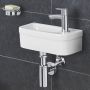 Umywalka 37x18 cm półokrągła ścienna biała 39327000 Grohe Euro Ceramic zdj.4