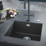 Zlewozmywak granitowy 45.7x40.6 cm czarny 31653AP0 Grohe K700 zdj.5
