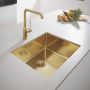 Zlewozmywak stalowy 55x45 cm złoty 31574GN1 Grohe K700 zdj.6