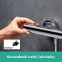 Bateria prysznicowa ścienna z termostatem chrom 13324000 Hansgrohe Ecostat Fine zdj.5