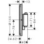 Hansgrohe ShowerSelect Comfort S 15554140 bateria wannowo-prysznicowa podtynkowa termostatyczna zdj.2