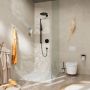 Hansgrohe ShowerSelect Comfort S 15554670 bateria wannowo-prysznicowa podtynkowa termostatyczna czarna zdj.6