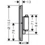 Hansgrohe ShowerSelect Comfort S 15559140 bateria prysznicowa podtynkowa termostatyczna zdj.2