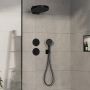 Hansgrohe ShowerSelect Comfort S 15562670 bateria prysznicowa podtynkowa termostatyczna czarna zdj.3