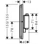 Hansgrohe ShowerSelect Comfort E 15572000 bateria wannowo-prysznicowa podtynkowa termostatyczna chrom zdj.2