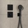 Hansgrohe ShowerSelect Comfort E 15574670 bateria prysznicowa podtynkowa termostatyczna czarna zdj.3