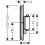 Bateria prysznicowa podtynkowa podtynkowa czarny 15581670 Hansgrohe ShowerSelect Comfort Q zdj.2