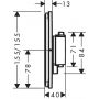 Hansgrohe ShowerSelect Comfort Q 15588670 bateria prysznicowa podtynkowa termostatyczna czarna zdj.2
