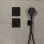 Hansgrohe ShowerSelect Comfort Q 15588670 bateria prysznicowa podtynkowa termostatyczna czarna zdj.4