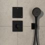 Hansgrohe ShowerSelect Comfort E 15574670 bateria prysznicowa podtynkowa termostatyczna czarna zdj.4