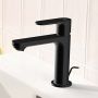 Bateria umywalkowa stojąca czarna 72520670 Hansgrohe Rebris S zdj.4
