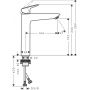 Hansgrohe Logis bateria umywalkowa stojąca czarny mat 71091670 zdj.2