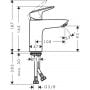 Hansgrohe Logis bateria umywalkowa stojąca czarny mat 71107670 zdj.2