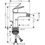 Hansgrohe Logis bateria bidetowa stojąca czarny mat 71201670 zdj.2