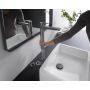 Bateria umywalkowa stojąca czarna 71717340 Hansgrohe Talis E zdj.4
