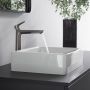Bateria umywalkowa stojąca czarna 71717340 Hansgrohe Talis E zdj.6