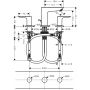 Bateria umywalkowa stojąca 71733140 Hansgrohe Talis E zdj.2